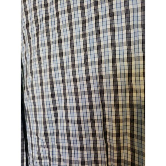 Ermenegildo Zegna Men's Blue Plaid Shirt Size XXL Button Down t75 - Picture 4 of 7